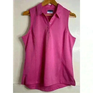 Women’s Sleeveless  PGA Tour Golf Shirt with Airflux Size Large